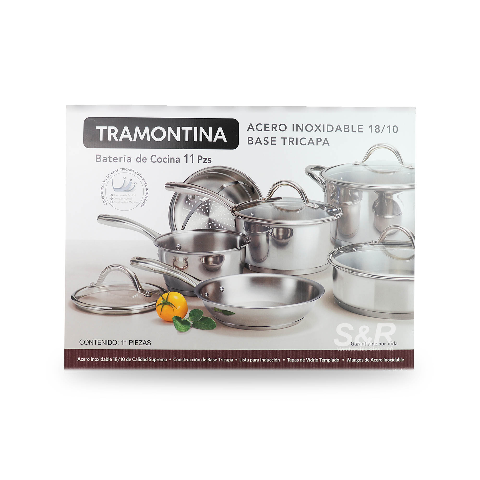 Tramontina Three-layer Stainless Steel Cookware 1 set Tramontina Three-layer Stainless Steel Cookware 1 set